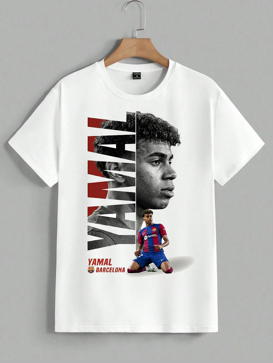Lamine Yamal Graphic T-Shirt – Premium Football Fan Edition